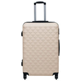 Hardcase Trolley Set 3 pcs Gold ABS - Front View