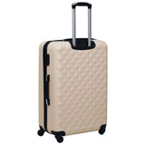 Hardcase Trolley Set 3 pcs Gold ABS - 45-Degree Angle