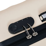 Hardcase Trolley Set 3 pcs Gold ABS - Close-Up Angle