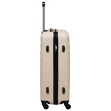 Hardcase Trolley Set 2 pcs Gold ABS - Top-Down View