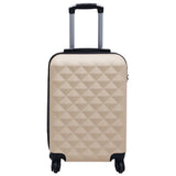 Hardcase Trolley Set 2 pcs Gold ABS - Rear View