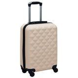 Hardcase Trolley Set 2 pcs Gold ABS - Close-Up Angle