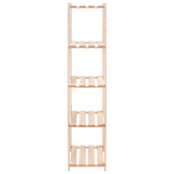 5-Tier Storage Racks 2 pcs 80x38x170 cm Solid Wood Pine 250 kg - 45-Degree Angle
