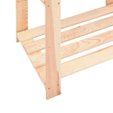 5-Tier Storage Racks 5 pcs 80x38x170 cm Solid Wood Pine 250 kg