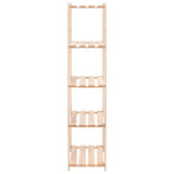 5-Tier Storage Racks 10 pcs 80x38x170 cm Solid Wood Pine 250 kg - 45-Degree Angle