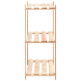 3-Tier Storage Racks 5 pcs 60x38x90 cm Solid Wood Pine 150 kg