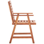 Outdoor Dining Chairs 4 pcs Solid Acacia Wood