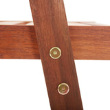 Outdoor Dining Chairs 4 pcs Solid Acacia Wood - Close-Up Angle