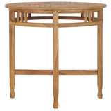 Dining Table ? 80 cm Solid Teak Wood