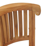Bar Stool Solid Teak Wood - Rear View