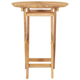 Folding Garden Table ? 60 cm Solid Teak Wood