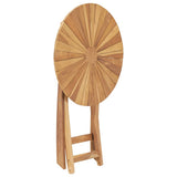 Folding Garden Table ? 60 cm Solid Teak Wood - 45-Degree Angle
