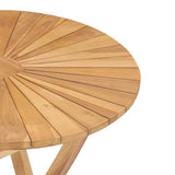Folding Garden Table ? 60 cm Solid Teak Wood