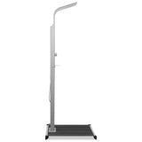 Outdoor Shower with Tray WPC Stainless Steel - 45-Degree Angle