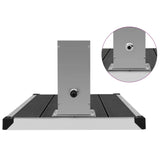 Outdoor Shower with Tray WPC Stainless Steel - Extra Image