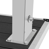 Outdoor Shower with Tray WPC Stainless Steel - Extra Image