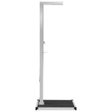 Outdoor Shower with Tray WPC Stainless Steel - 45-Degree Angle