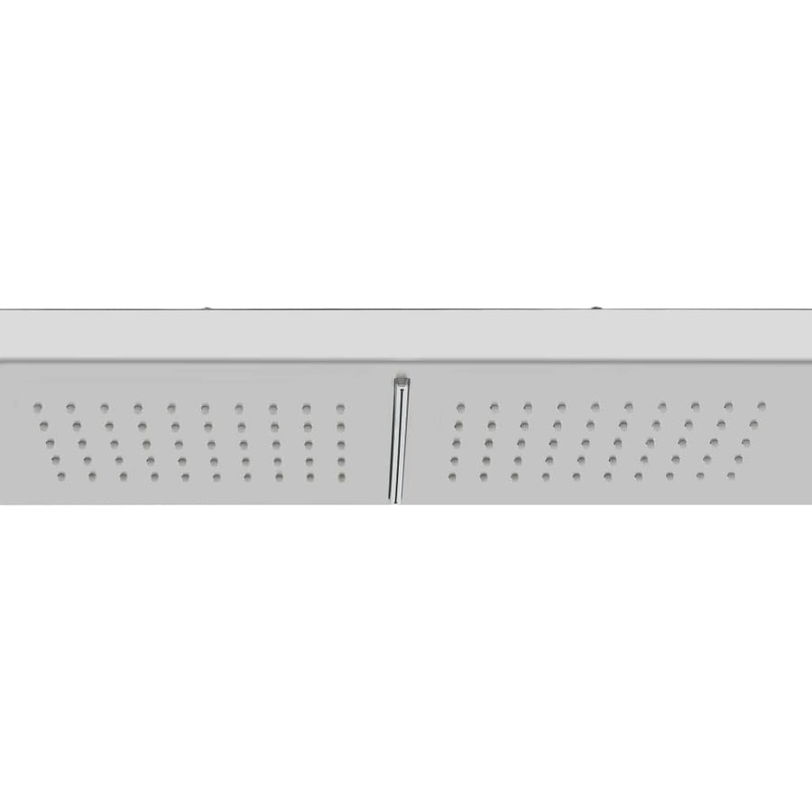 Outdoor Shower with Tray WPC Stainless Steel