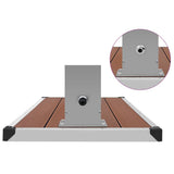 Outdoor Shower with Tray WPC Stainless Steel - Extra Image