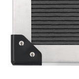 Outdoor Shower with Tray WPC Stainless Steel