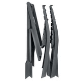 3 Piece Folding Bistro Set Plastic Anthracite - Low Angle