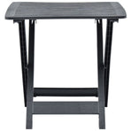 Folding Garden Table Anthracite 79x72x70 cm Plastic