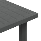 Garden Table Anthracite 80x75x72 cm Plastic - Low Angle