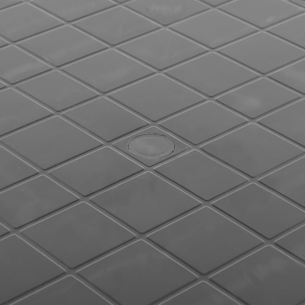 Garden Table Anthracite 89 cm Plastic