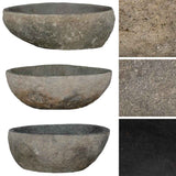 Basin River Stone Oval (29-38)x(24-31) cm - Side View