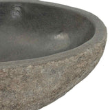 Basin River Stone Oval (29-38)x(24-31) cm - 45-Degree Angle