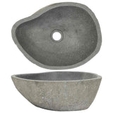 Basin River Stone Oval (36-46)x(29-36) cm - Front View