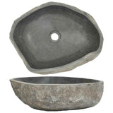 Basin River Stone Oval (45-53)x(34-41) cm - Front View