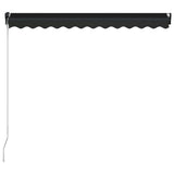 Manual Retractable Awning 300x250 cm Anthracite - 45-Degree Angle