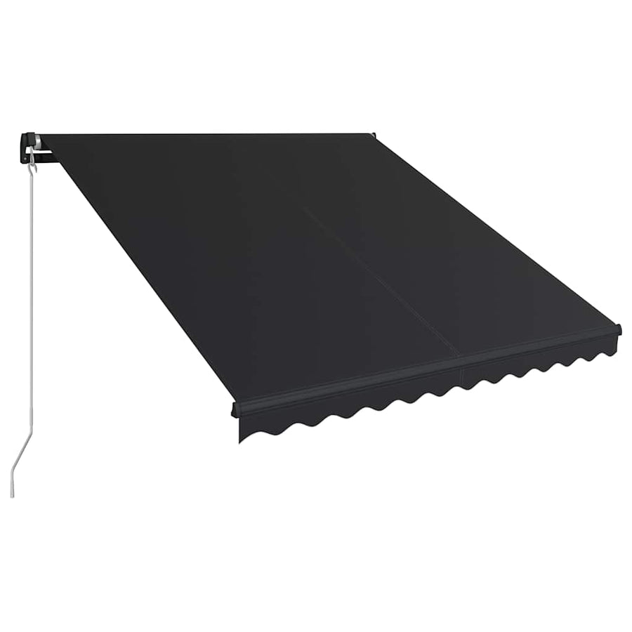 Manual Retractable Awning 350x250 cm Anthracite
