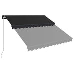 Manual Retractable Awning 350x250 cm Anthracite