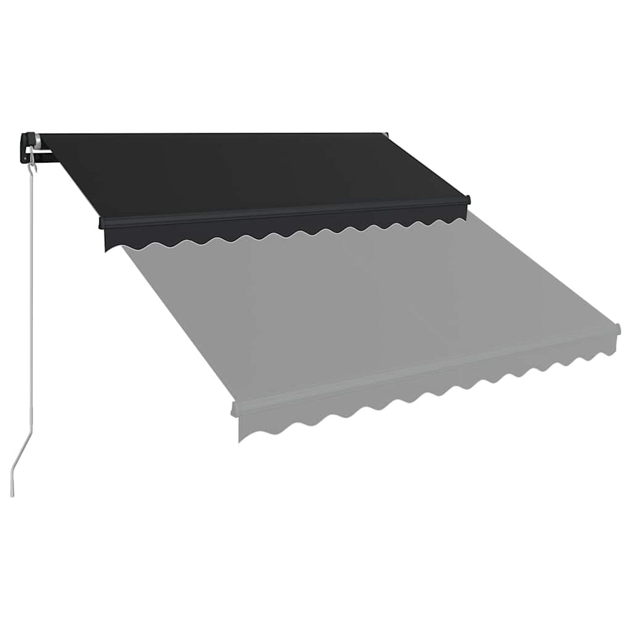 Manual Retractable Awning 350x250 cm Anthracite