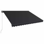 Manual Retractable Awning 450x300 cm Anthracite