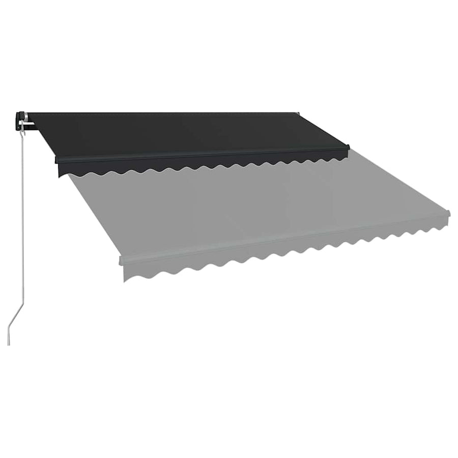 Manual Retractable Awning 450x300 cm Anthracite