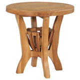 3 Piece Garden Bistro Set Solid Teak Wood - 45-Degree Angle