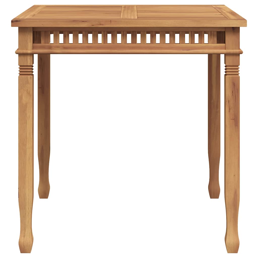 Garden Dining Table 80x80x80 cm Solid Teak Wood