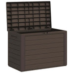 Garden Storage Box Brown 78x44x55 cm