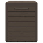 Garden Storage Box Brown 78x44x55 cm