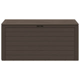 Garden Storage Box Brown 116x44x55 cm