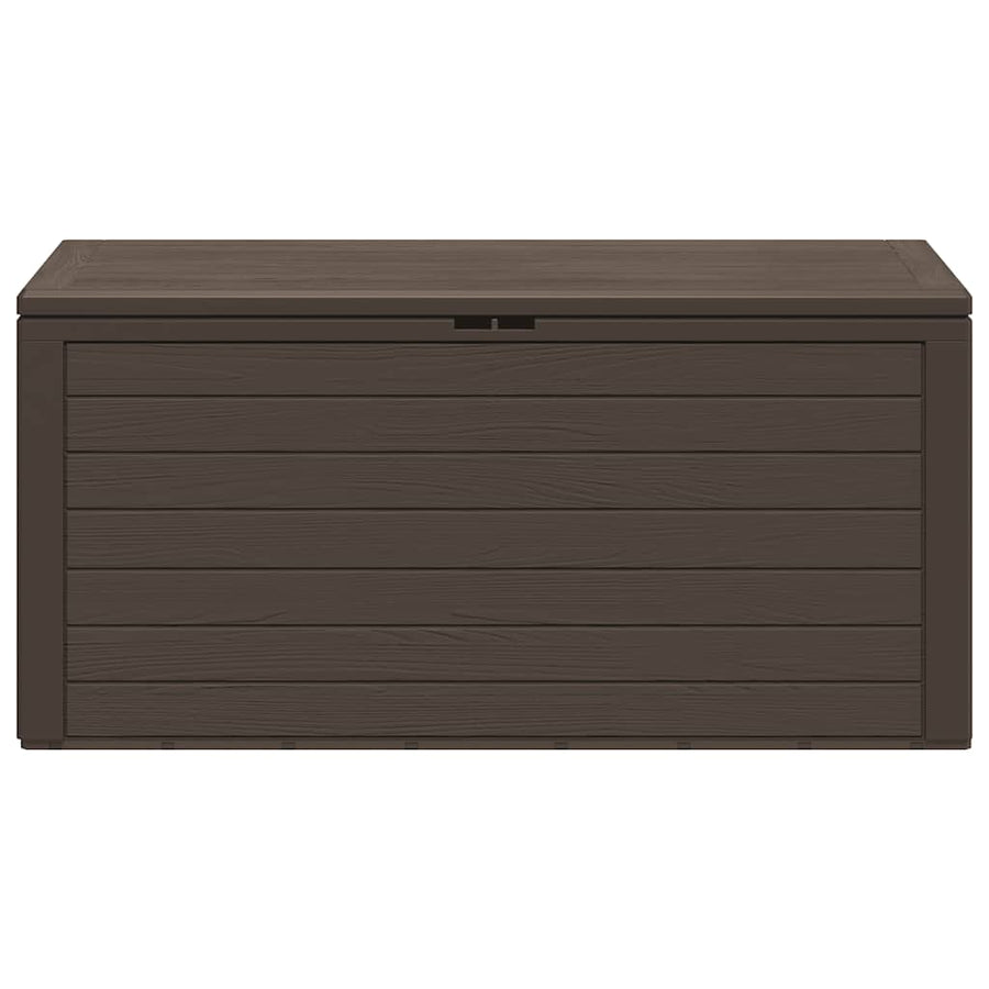 Garden Storage Box Brown 116x44x55 cm