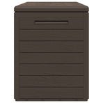 Garden Storage Box Brown 116x44x55 cm