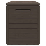 Garden Storage Box Brown 116x44x55 cm - 45-Degree Angle