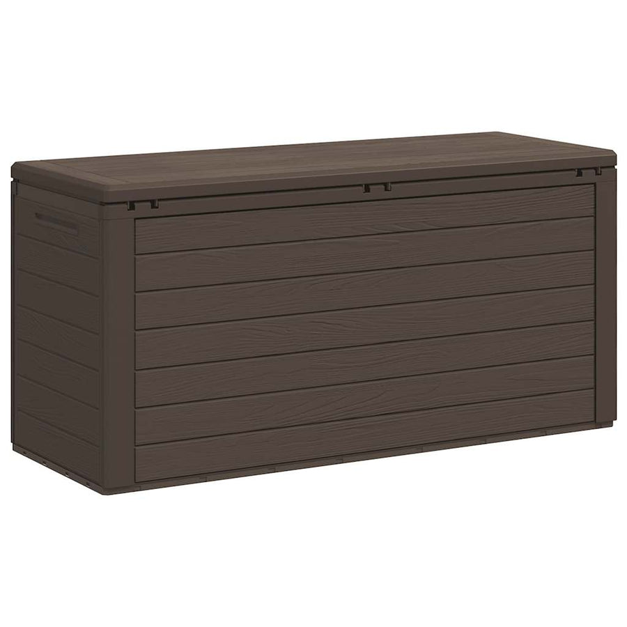 Garden Storage Box Brown 116x44x55 cm