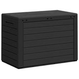Garden Storage Box Anthracite 78x44x55 cm - Close-Up Angle