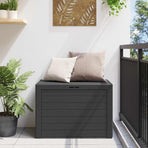 Garden Storage Box Anthracite 78x44x55 cm