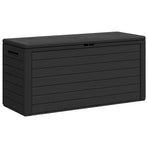 Garden Storage Box Anthracite 116x44x55 cm